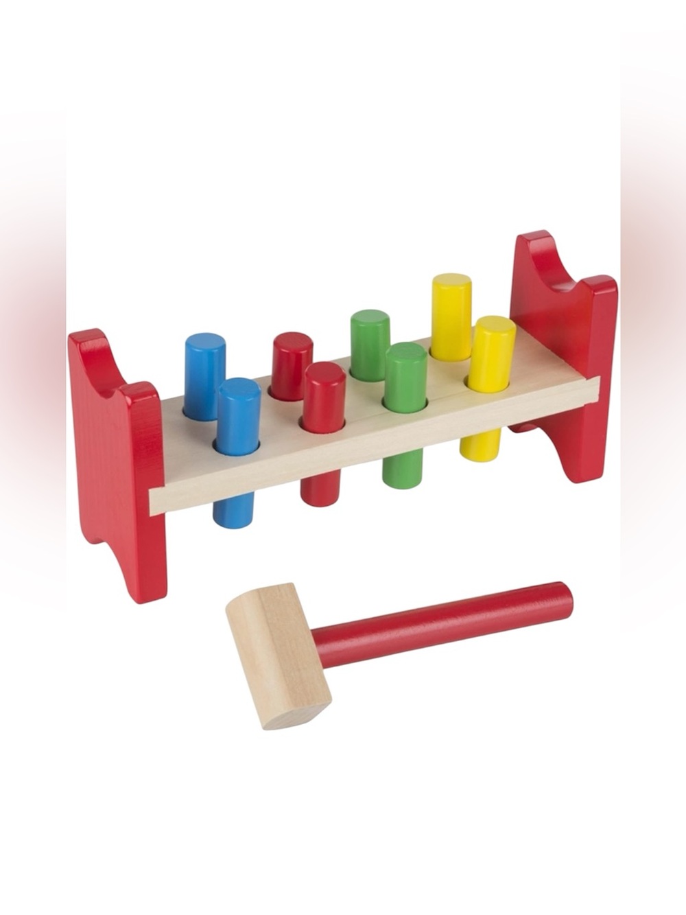Melissa & Doug Wooden Hammer Bench Toy